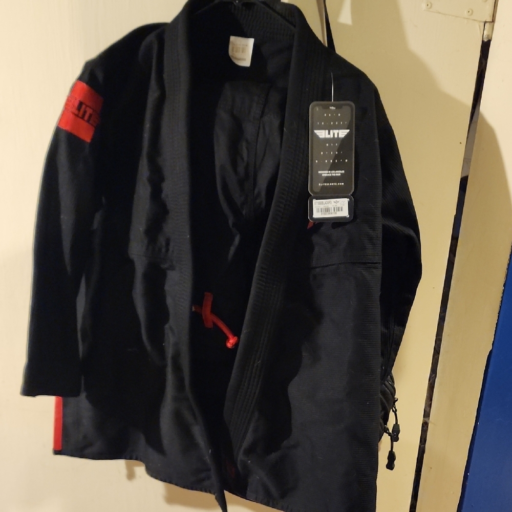 Black Martial Arts Jacket